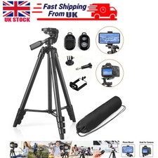 Telescopic Aluminium Tripod with Phone Holder for DSLR Cameras - UK