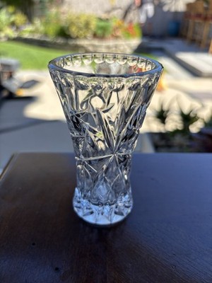 Lenox Fine Czech Lead Crystal Star 4-inch Bud Vase