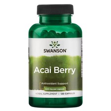 Swanson Acai Berry 500 mg 120 Capsules