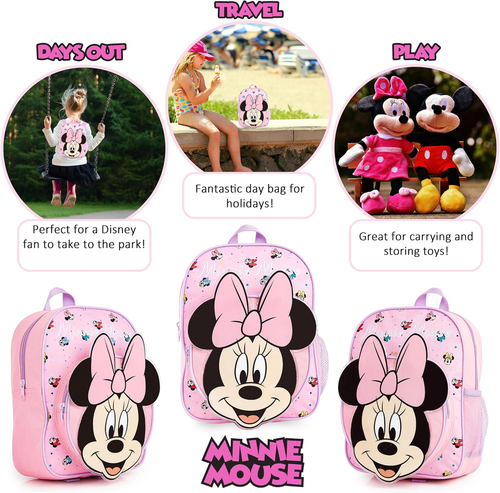 Minnie Zainetto Bambina Zainetto Asilo Bambina Elementare Zaino Minnie Marie Ari - Foto 3 di 12