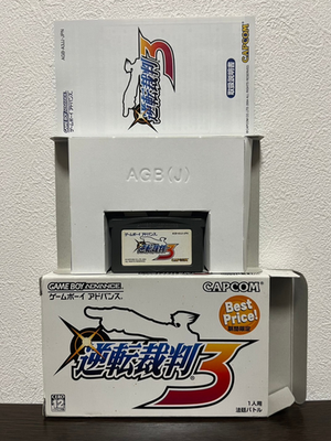 Ace Attorney 3 Gyakuten Saiban 3 Nintendo Gameboy Advance GBA