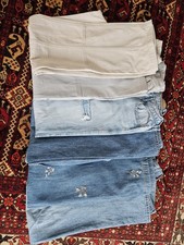 6 Abercrombie Girls Cargo and Denim Pants Denim Size 15 Long
