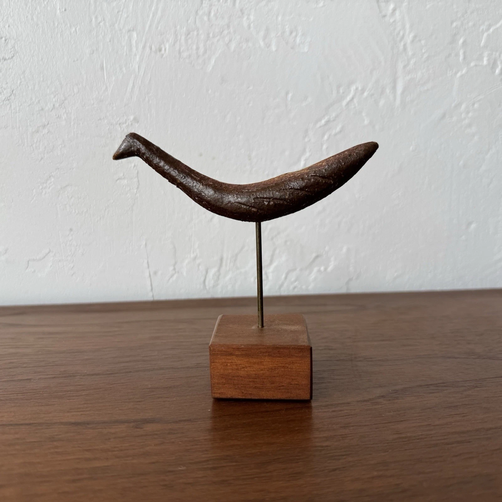 Richard Peeler Studio Pottery Shore Bird Sculpture Indiana *Repaired*