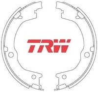 TRW GS8829 Bremsbackensatz FüR Feststellbremse Bremsbackensatz Handbremse