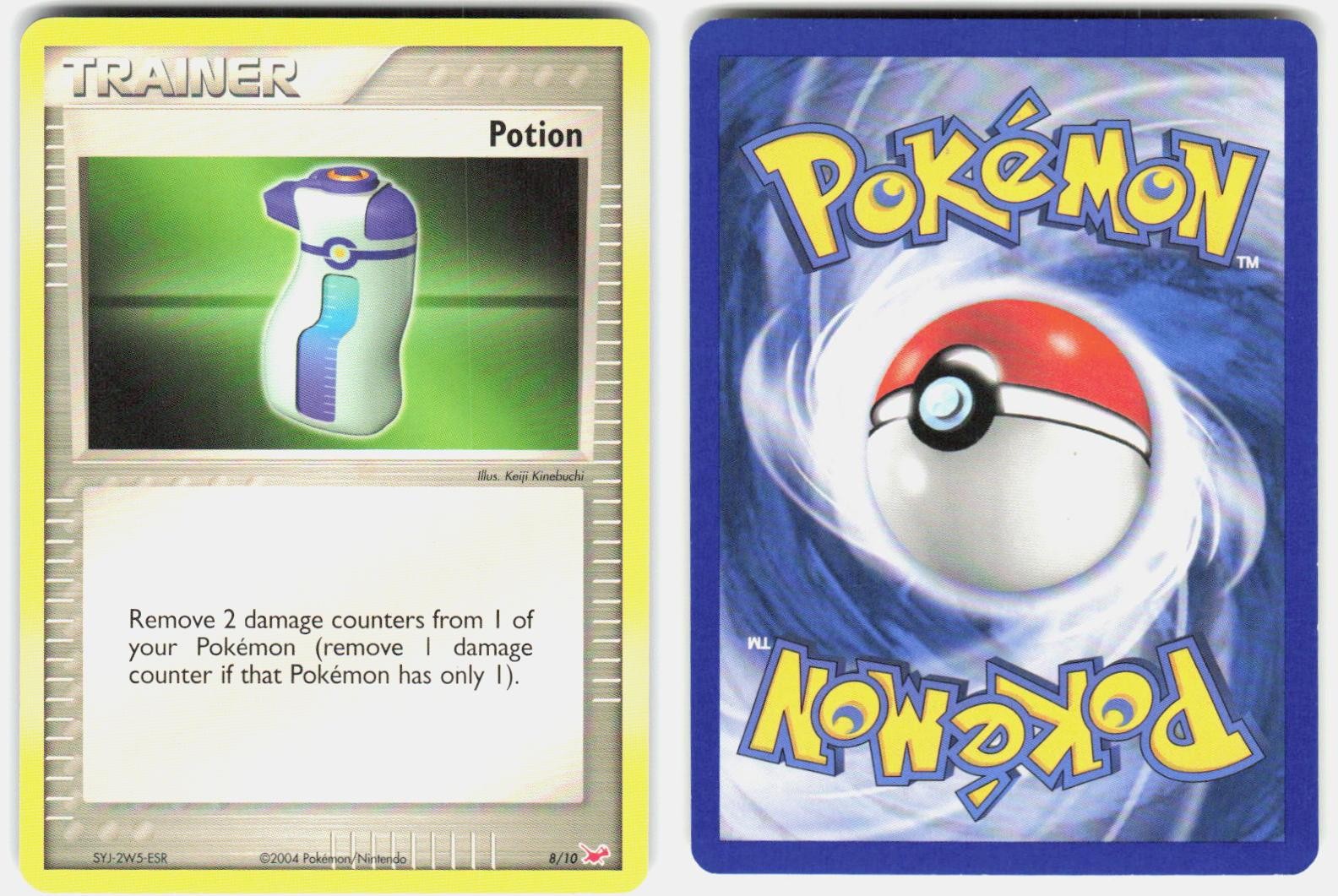 Potion 8/10 EX Trainer Kit Latios Pokemon Lightly Played