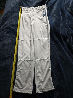 Champro Men's White Small MVP Baseball Pant Open Bottom  Double Knee 