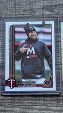 Christian Vazquez Golden Mirror SSP - 2025 Topps Update #US7  Ships Fast!