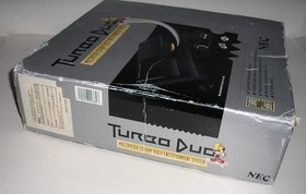 NEC Turbo Duo TurboGrafx-16 Super CD-ROM Console + Box & Games (Tested Working)