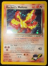 Rocket's Moltres 60 HP 12/132 Gym Heroes Holo Rare 2000 English Ken Sugimori on eBay