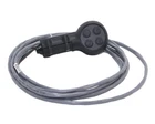 Sure Grip Controls AU Handle Black, 4 Momentary Buttons, 10 Foot Wire Harness