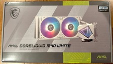 MSI MAG CoreLiquid I240 White - AIO ARGB CPU Liquid Cooler - 240mm Radiator