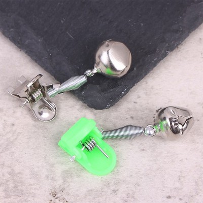 Fishing Bell Clip Fish Bell Bite Alarm Rod Tip Clamp Fish Bite Lure Alarm Alert