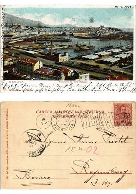 CPA GENOVA Panorama da Villa Rosazza ITALIEN (532125)