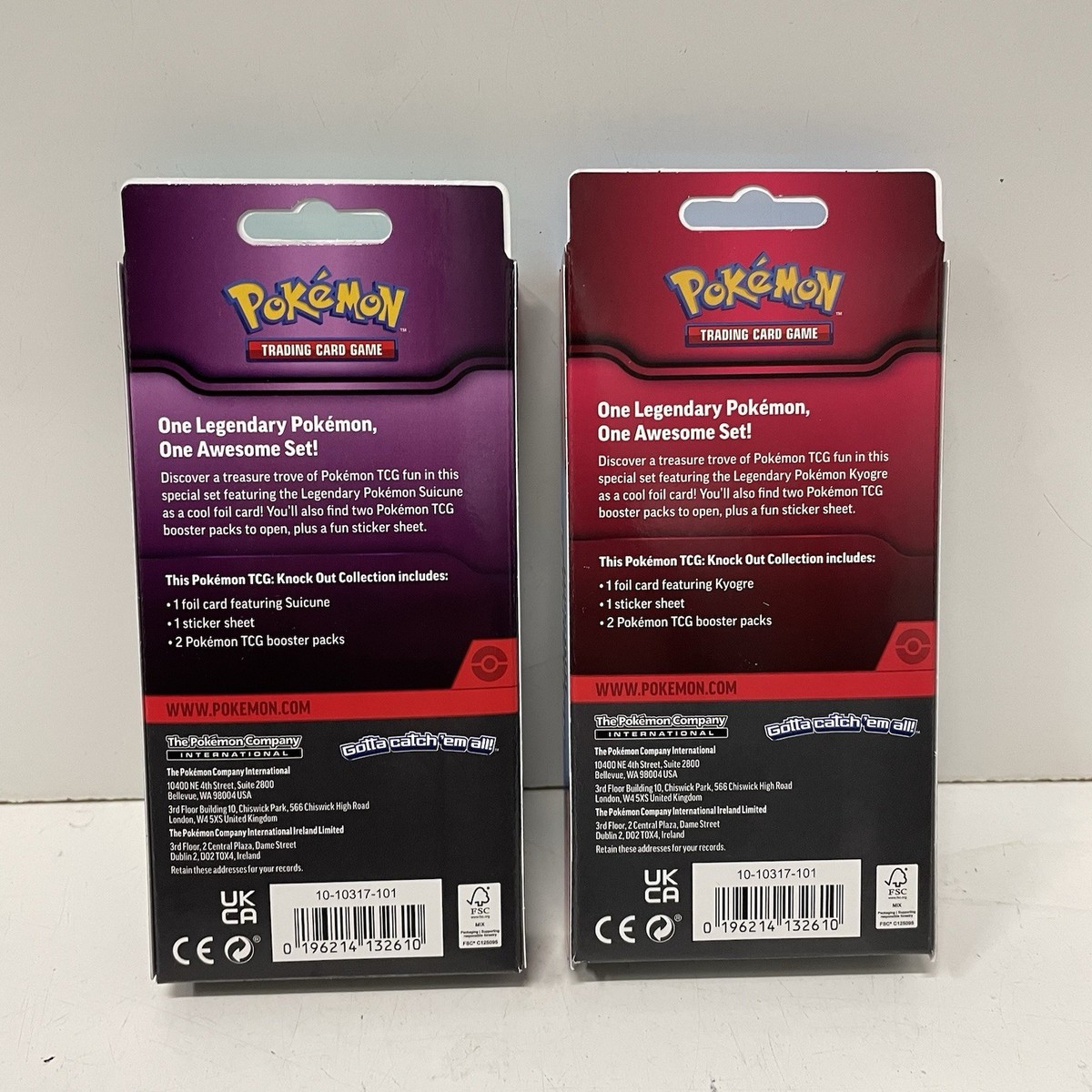 Pokemon TCG Knockout Collection Suicune & Kyogre Promo Card SET New/Sealed  | eBay