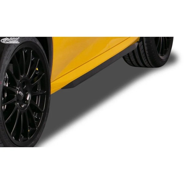 RDX Seitenschweller FüR Peugeot 208 II 2019- Slim ABS Schwarz 2Er-Set TÜV-image