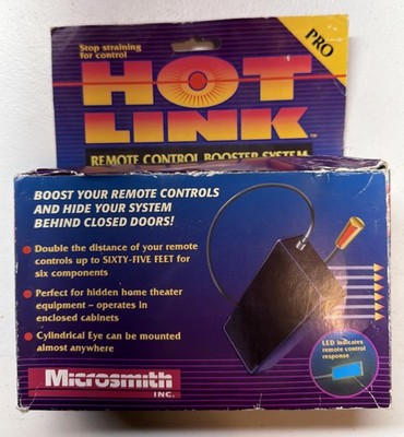 Microsmith Hot Link Pro IR Remote Extender 65 Feet Long 6 Emitters New