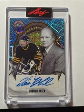 2026 Leaf Metal Presidents Day Dominik Hasek 1/1 Auto Blue Dwight Eisenhower 