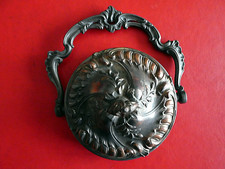 COUVERCLE et ANSE en régule  de seau à biscuits ancien