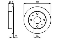 Disque de frein Daihatsu TREVIS