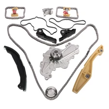Timing Chain Kit with Water Pump, For Ford Edge/Explorer/F-150/Flex/Police In...