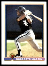 Norberto Martin 1991 Bowman #346 White Sox MLB READ FREE SHIPPING AutographDen