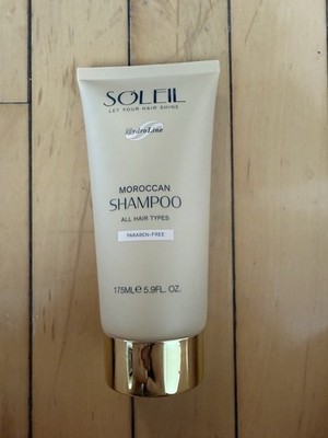SOLEIL MOROCCAN SHAMPOO-PARABEN-FREE-ALL HAIR TYPES-5.9 fl Oz NEW SEALED