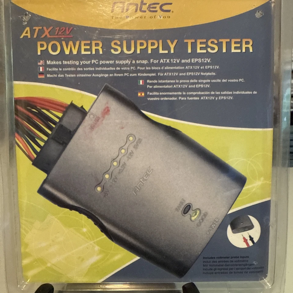 ATX 12V Power Supply Tester 24/20 Pin, Voltmeter/Power Signal Indicator - Image 4 of 4