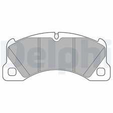 DELPHI Bremsbeläge Bremsbelagsatz Bremsklötze Vorne LP3629