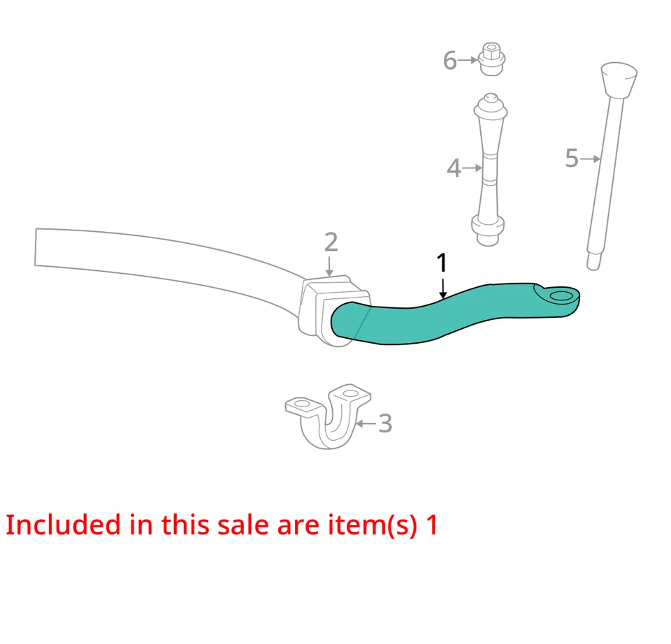 Mercury Mountaineer 2003 AWD barra estabilizadora delantera fabricante de equipos originales 97 k millas - LKQ382980799 Foto 4 de 4