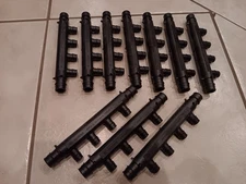 Uponor Q2247557 3/4” Flow-through Multi-Port Tee 4 Outlets 1/2” F1960 Bag Of 10