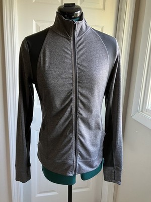 Lucy Tech grey Full Zip Jacket Athletic Athleisure Women's Size small
