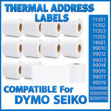 COMPATIBLE LABELWRITER DYMO LABELS For Turbo 330 440 450 4XL 11352 11354 99012