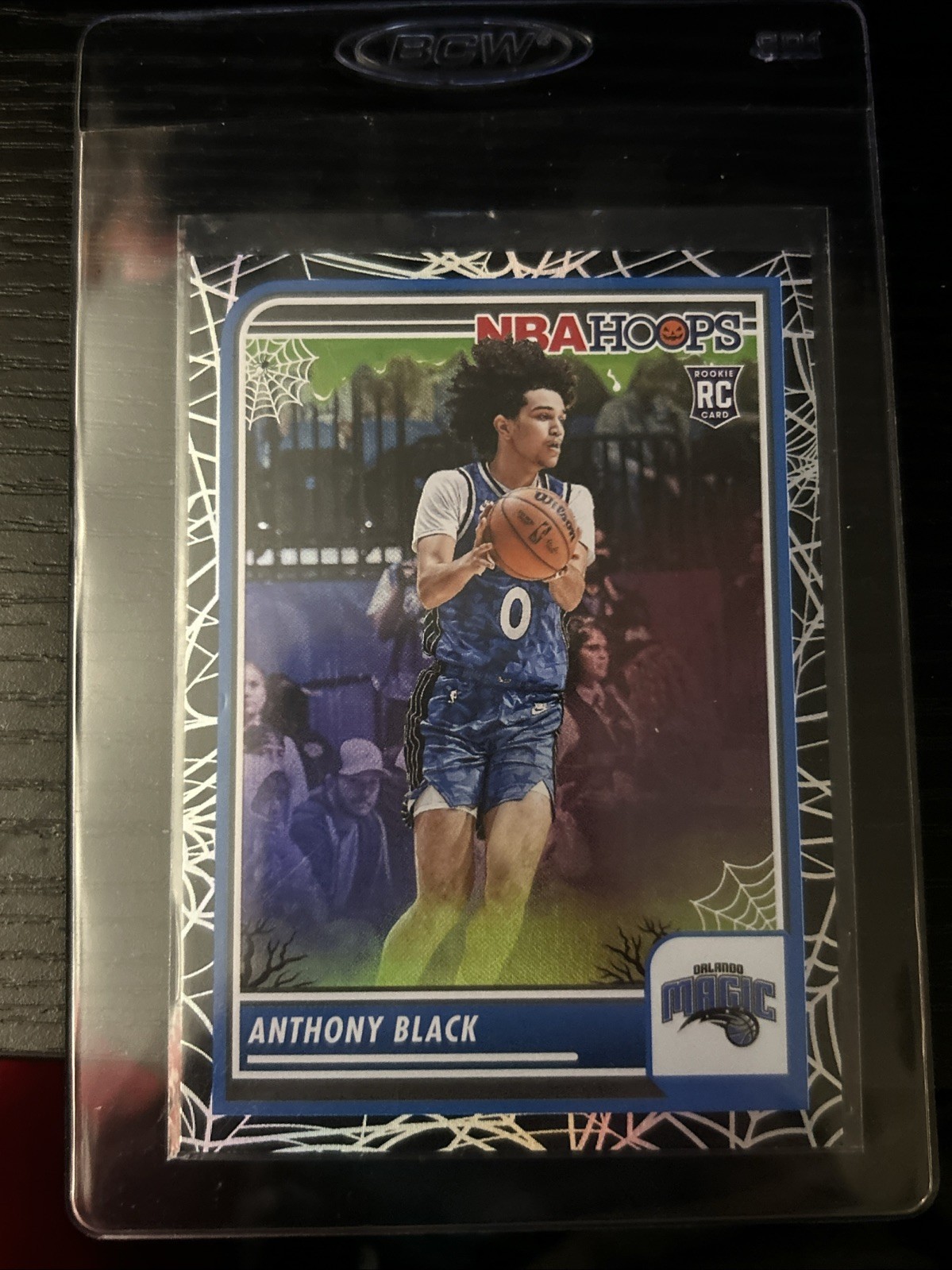Anthony Black (RC) 2023-24 NBA Haunted Hoops Holo Webs Parallel #88 Magic SP