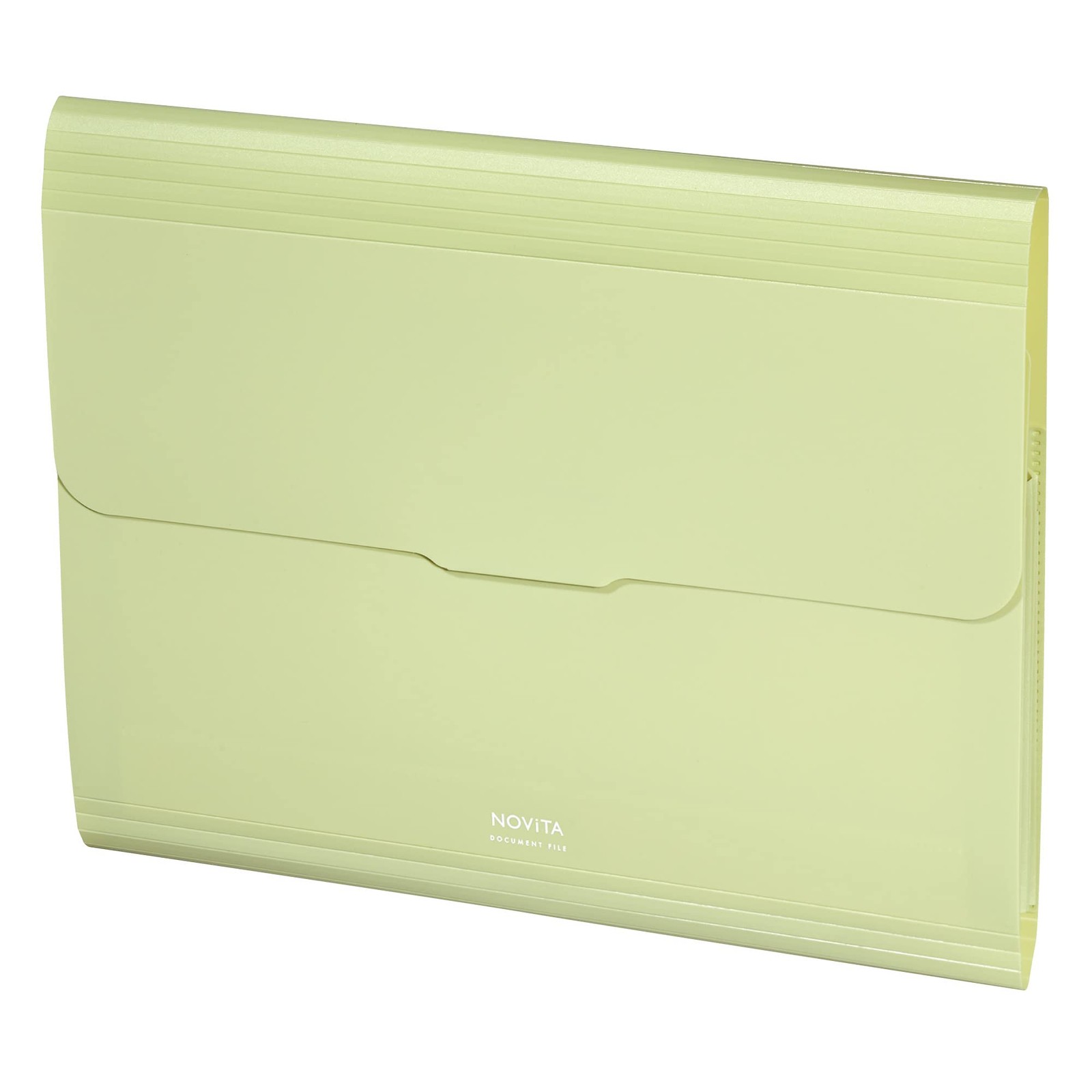 KOKUYO Document File Novita A4 12 Pockets Leaf Green