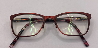MARCHON NYC FRAMES ONLY EYEGLASSES M-4018 601 RED 50-17-140