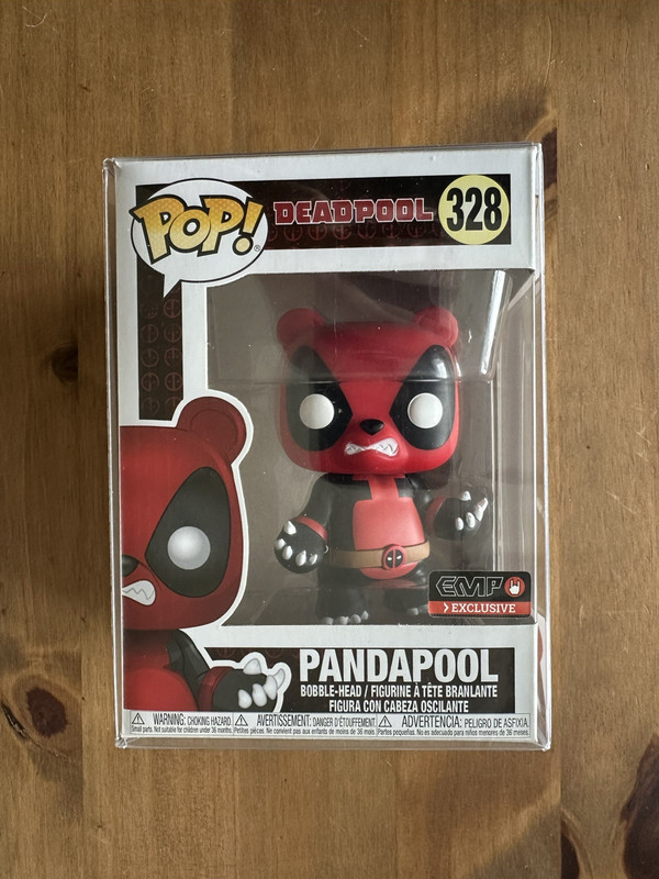 Funko Pop! Vinyl Marvel - Deadpool - Pandapool #328 + Pop Protector
