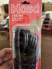 Hosa CSS-203 Dual 1/4" Balanced TRS to SAME - CABLE - 3M - PERFECT CIRCUIT