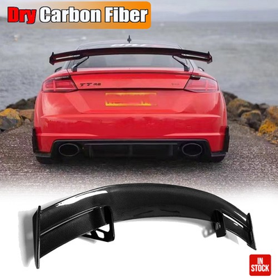 #ad DRY Carbon Fiber Car Rear Spoiler Wing Lip Fits Audi TT TTS TTRS R8 Coupe 13UP $508.95