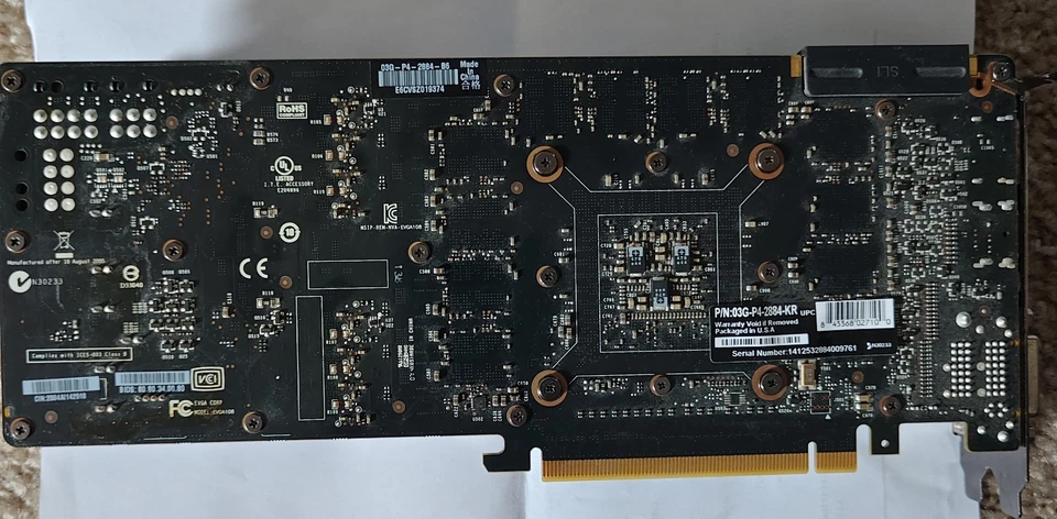 EVGA Nvidia Geforce GTX 780 GDDR5 GPU Graphics Card- TESTED/FAST SHIPPING/CLEAN - Image 4 of 4