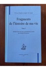 Fragments de l'histoire de ma vie Tome 1 Prince Charles-Joseph de Ligne