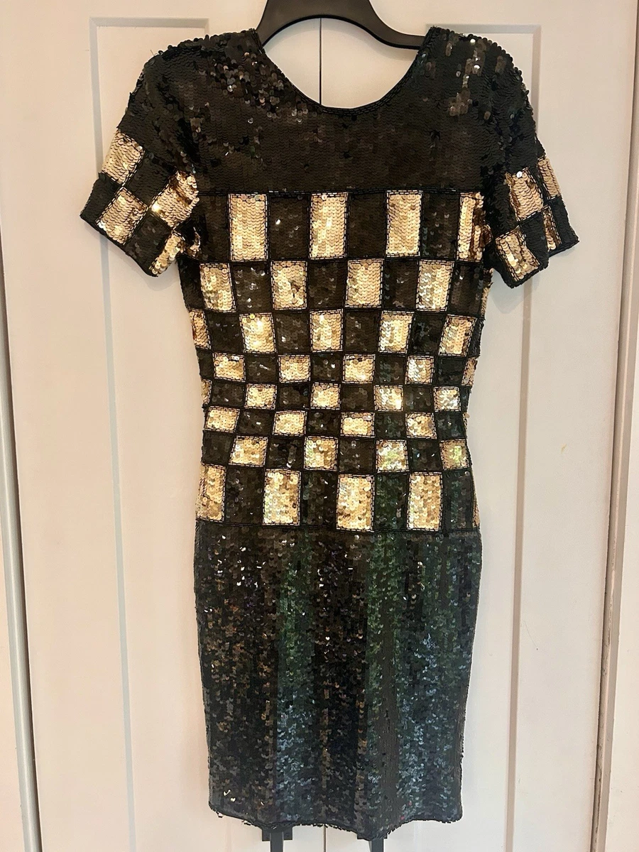 rose gold dress color Long Illusion Prom Dress with Metallic Accents