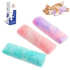 Potaroma Cat Toys Pillows, 3 Pcs, Soft and Durable Crinkle Pastel Colors