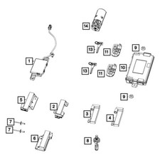 Mopar 68234958AA Keyless Entry Transmitter