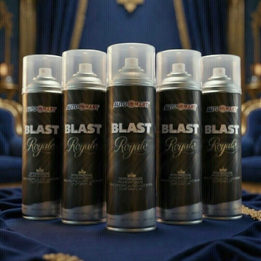 5 x AutoSmart Blast Royale Premium Car Home Office Gym Air Freshener Spray 400ML