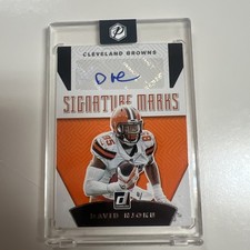 2019 PANINI DONRUSS DAVID NJOKU SIGNATURE MARKS SP AUTO HOT CLEVELAND BROWNS