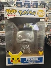 Funko Pop! Pokemon Pikachu 353 Silver 10" Jumbo 25th Anniversary Special Edition
