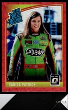 2019 Donruss #7 Danica Patrick Optic Red Wave Premium Motorsports