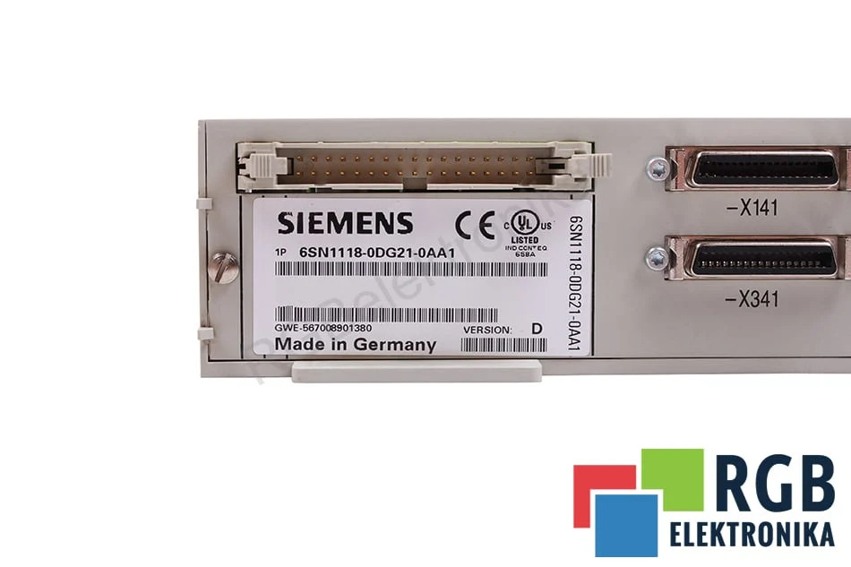 6SN1118-0DG21-0AA1 VERSION D SIEMENS - Reconditionné - Garantie 24 mois