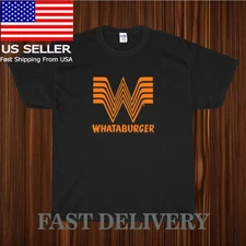 NEW SHIRT WHATABURGER BURGERS RESTAURANT LOGO T-SHIRT FUNNY USA SIZE S-5XL