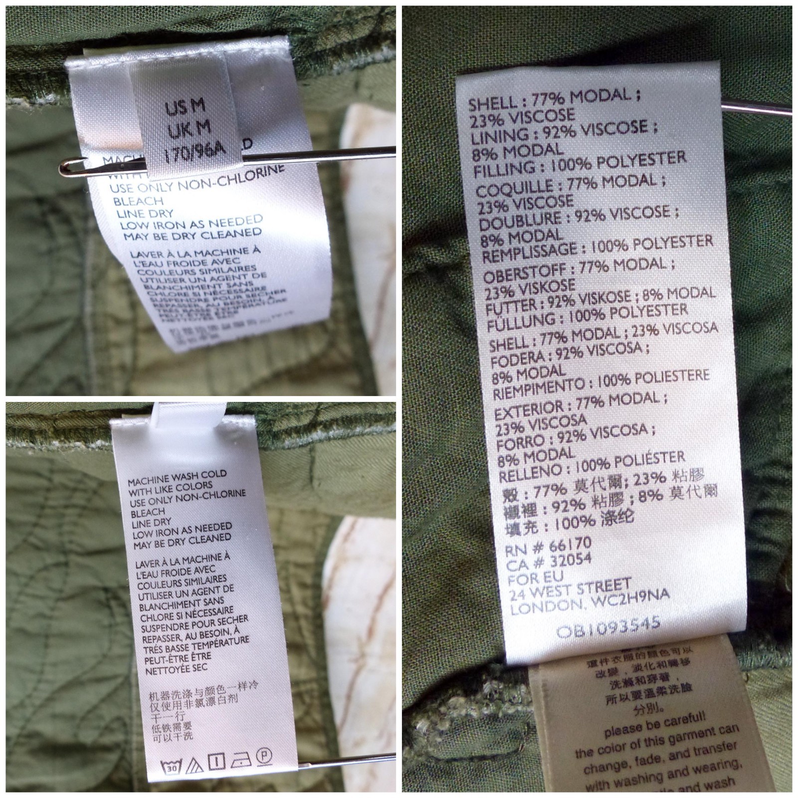 Anthropologie Quilted Patchwork Jacket Womens M G… - image 13